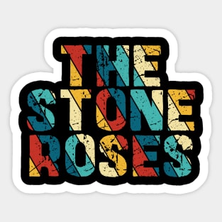 Retro Color - The Stone Roses Sticker